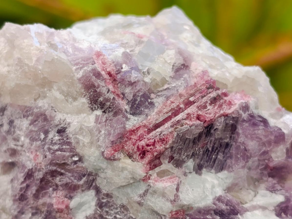 Natural Pink Rubellite Tourmaline Specimens x 6 From Karibib, Namibia - Toprock Gemstones and Minerals 