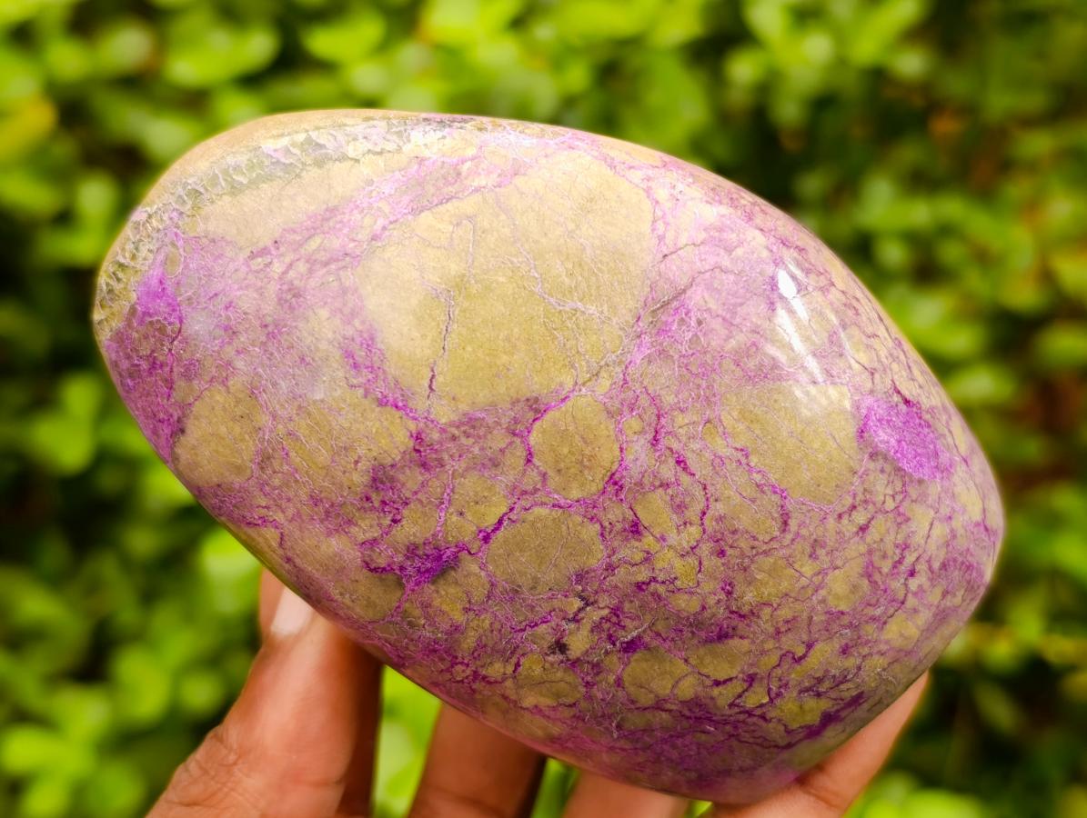 Polished Stichtite Standing Free Forms x 3 From Barberton, South Africa - Toprock Gemstones and Minerals 