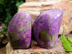 Polished Stichtite Standing Free Forms x 3 From Barberton, South Africa - Toprock Gemstones and Minerals 