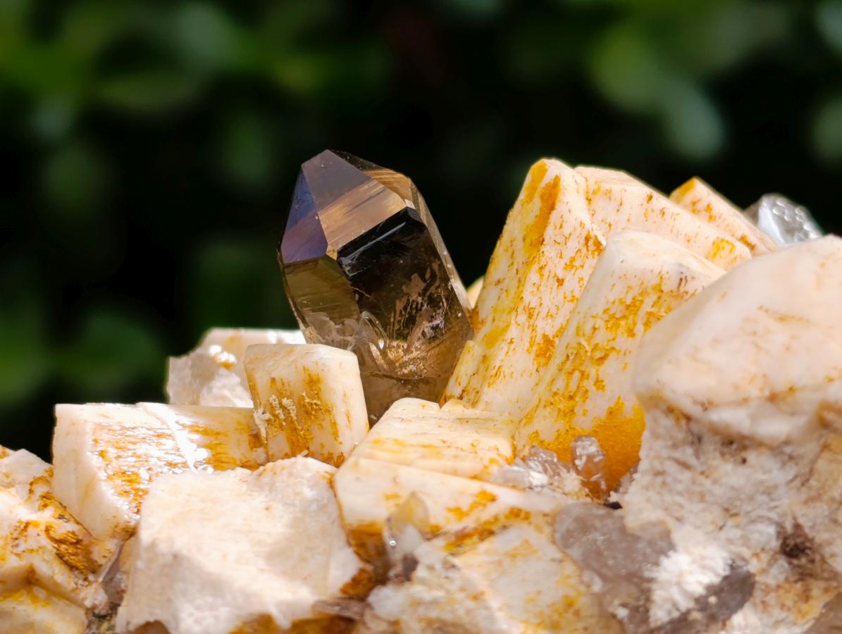 Natural Smokey Quartz Specimens with Associated Minerals x 6 From Mulanje, Malawi - Toprock Gemstones and Minerals 