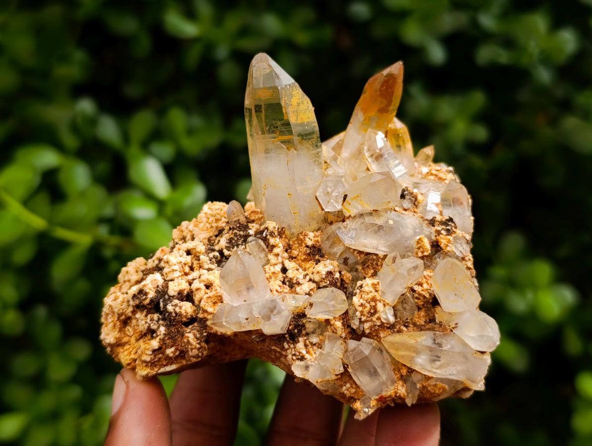Natural Smokey Quartz Specimens with Associated Minerals x 6 From Mulanje, Malawi - Toprock Gemstones and Minerals 