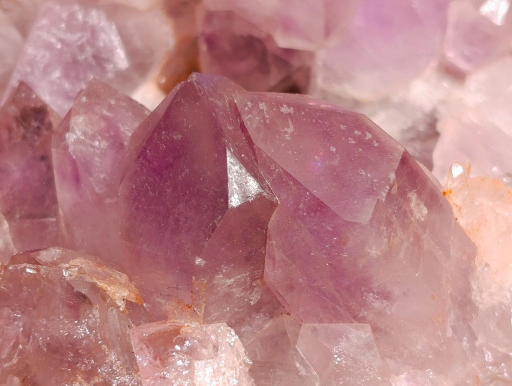 Natural Jacaranda Amethyst Clusters x 2 From Mumbwa, Zambia - Toprock Gemstones and Minerals 