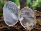 Polished Clear Quartz Crystal Galets x 35 From Madagascar - Toprock Gemstones and Minerals 