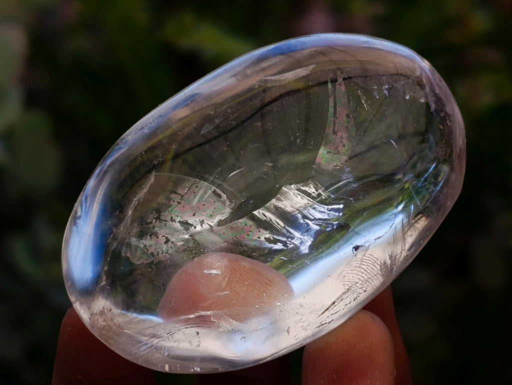 Polished Clear Quartz Crystal Galets x 35 From Madagascar - Toprock Gemstones and Minerals 
