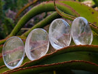 Polished Clear Quartz Crystal Galets x 35 From Madagascar - Toprock Gemstones and Minerals 