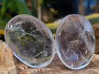 Polished Clear Quartz Crystal Galets x 35 From Madagascar - Toprock Gemstones and Minerals 