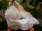 Natural Blue Lace Agate Geode Specimens x 12 From Nsanje, Malawi - Toprock Gemstones and Minerals 