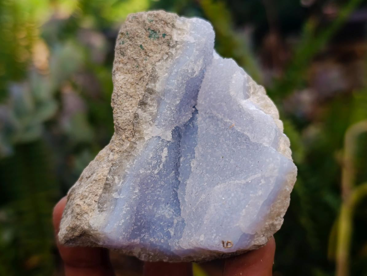 Natural Blue Lace Agate Geode Specimens x 12 From Nsanje, Malawi - Toprock Gemstones and Minerals 