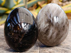 Polished Smokey Quartz Eggs x 4 From Madagascar - Toprock Gemstones and Minerals 