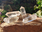 Polished Clear Quartz Crystal Double Terminated x 24 From Madagascar - Toprock Gemstones and Minerals 