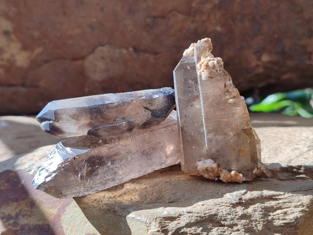Natural Smokey Quartz Crystals x 24 From Mulanje, Malawi - Toprock Gemstones and Minerals 