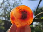 Polished Carnelian Agate Gemstone Galets x 24 From Madagascar - Toprock Gemstones and Minerals 