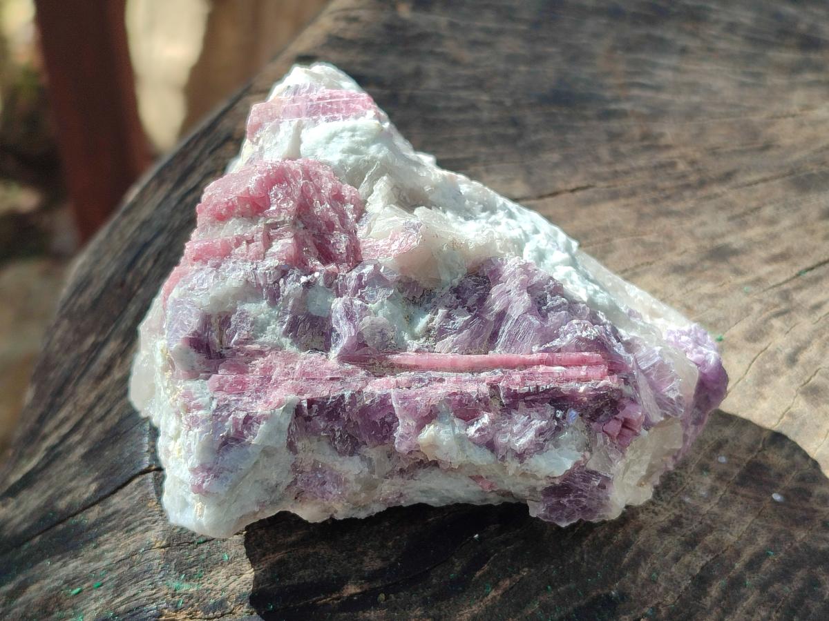 Natural Pink Rubellite Tourmaline Specimens x 6 From Karibib, Namibia - Toprock Gemstones and Minerals 