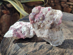 Natural Pink Rubellite Tourmaline Specimens x 6 From Karibib, Namibia - Toprock Gemstones and Minerals 