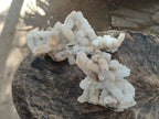 Natural Drusy Snow Finger Quartz Coated Clusters x 2 From Albert's Mountain, Lesotho - Toprock Gemstones and Minerals 