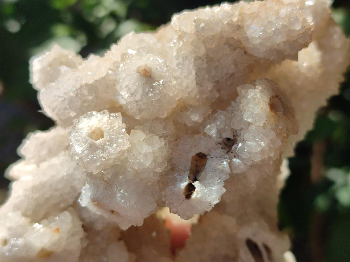 Natural Drusy Snow Finger Quartz Coated Clusters x 2 From Albert's Mountain, Lesotho - Toprock Gemstones and Minerals 