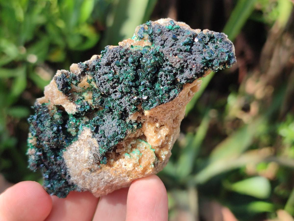 Natural Crystalline Malachite Specimens x 6 From Tenke Fungurume, Congo - Toprock Gemstones and Minerals 