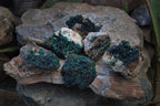 Natural Crystalline Malachite Specimens x 6 From Tenke Fungurume, Congo - Toprock Gemstones and Minerals 