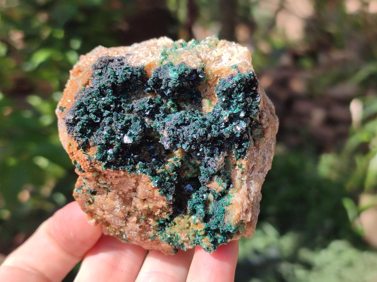Natural Crystalline Malachite Specimens x 6 From Tenke Fungurume, Congo - Toprock Gemstones and Minerals 