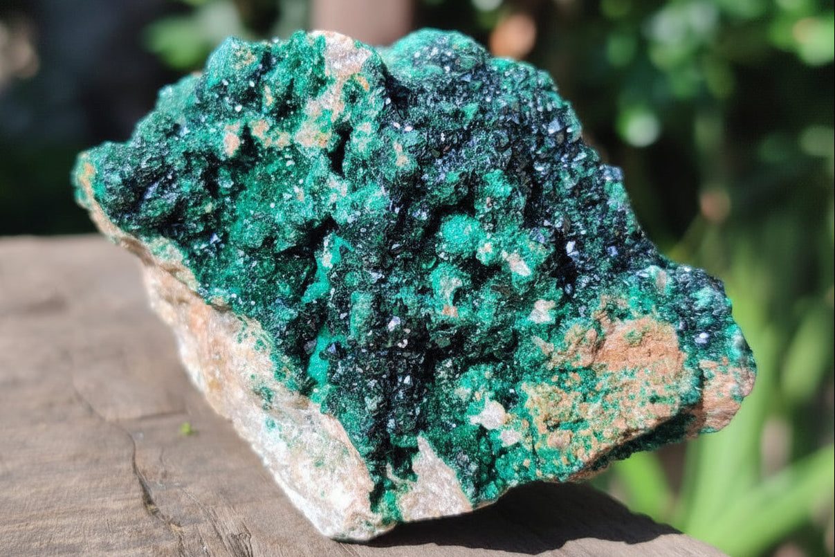 Natural Crystalline Malachite Specimens x 6 From Tenke Fungurume, Congo - Toprock Gemstones and Minerals 