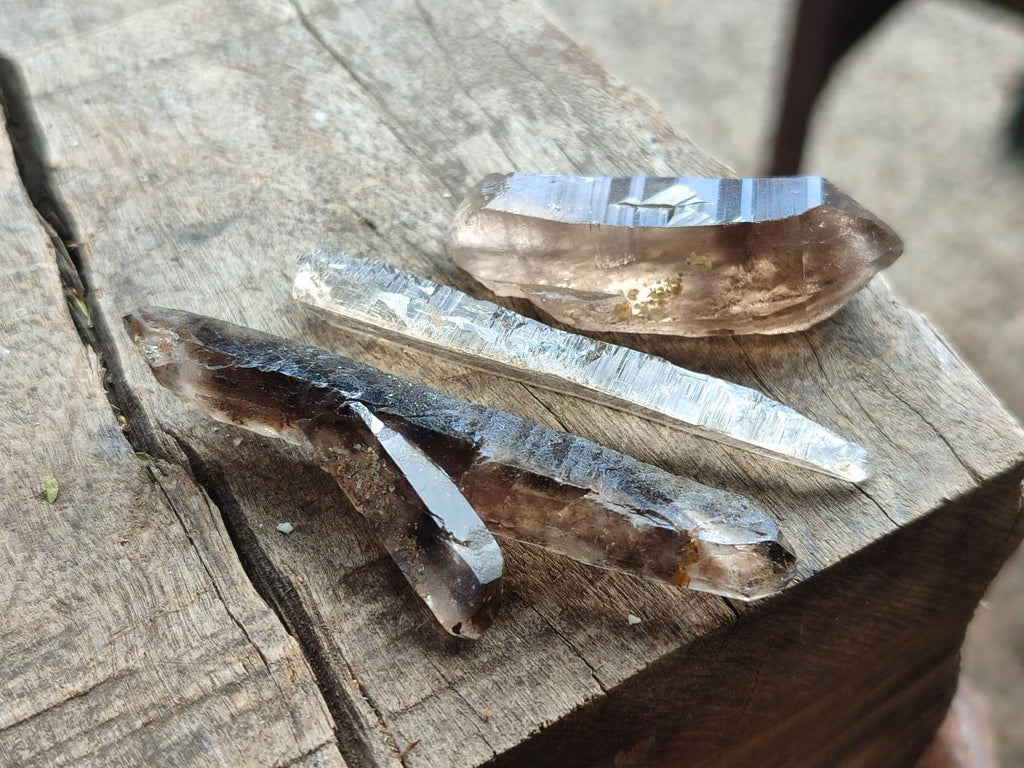 Natural Smokey Quartz Crystals x 72 From Mulanje, Malawi - Toprock Gemstones and Minerals 