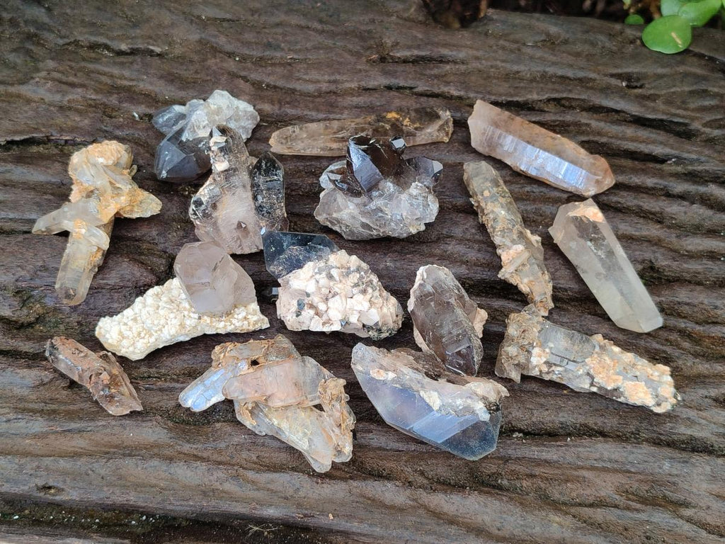Natural Smokey Quartz Crystals x 72 From Mulanje, Malawi - Toprock Gemstones and Minerals 