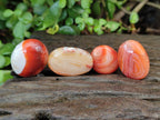 Polished Carnelian Agate Gemstone Wire Wrap Jewellery Free Forms x 70 From Madagascar - Toprock Gemstones and Minerals 