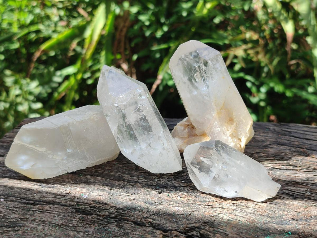 Natural Clear Quartz Crystals x 35 From Madagascar - Toprock Gemstones and Minerals 