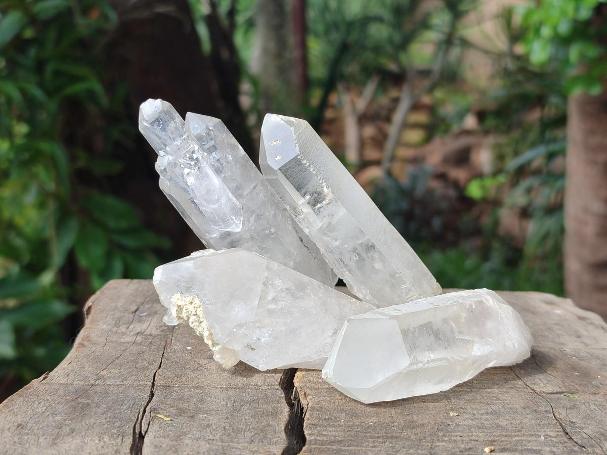Natural Clear Quartz Crystals x 35 From Madagascar - Toprock Gemstones and Minerals 