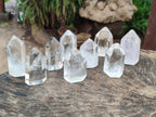 Polished Clear Quartz Crystals x 12 From Madagascar - Toprock Gemstones and Minerals 