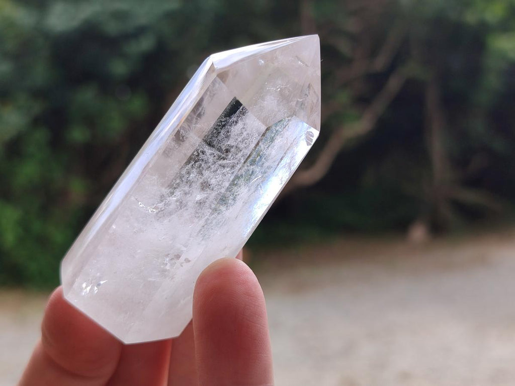 Polished Clear Quartz Crystals x 12 From Madagascar - Toprock Gemstones and Minerals 
