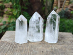 Polished Clear Quartz Crystals x 12 From Madagascar - Toprock Gemstones and Minerals 