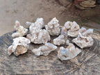 Natural Limonite Fairy Spirit Quartz Clusters x 12 From Boekenhouthoek, South Africa - Toprock Gemstones and Minerals 