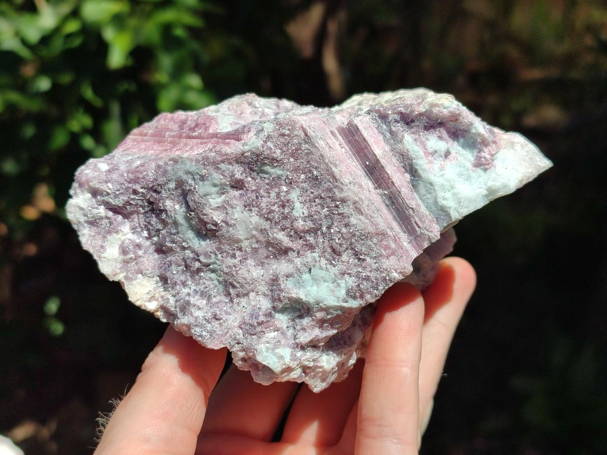 Natural Pink Rubellite Tourmaline Specimens x 2 From Karibib, Namibia - Toprock Gemstones and Minerals 
