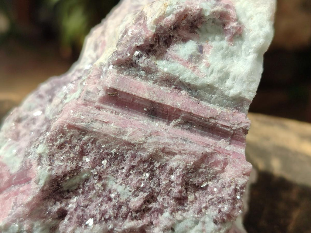 Natural Pink Rubellite Tourmaline Specimens x 2 From Karibib, Namibia - Toprock Gemstones and Minerals 