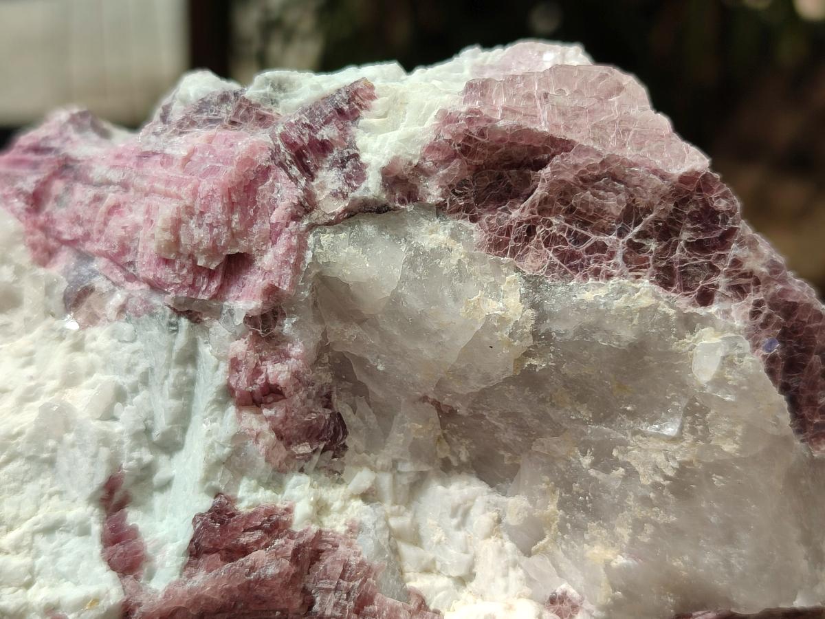 Natural Pink Rubellite Tourmaline Specimens x 2 From Karibib, Namibia - Toprock Gemstones and Minerals 