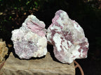 Natural Pink Rubellite Tourmaline Specimens x 2 From Karibib, Namibia - Toprock Gemstones and Minerals 