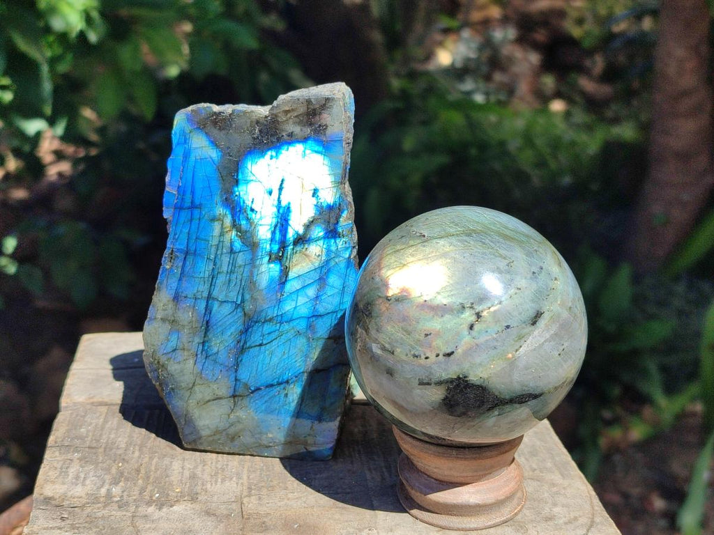 Polished Labradorite Mixed Batch x 3 From Madagascar - Toprock Gemstones and Minerals 