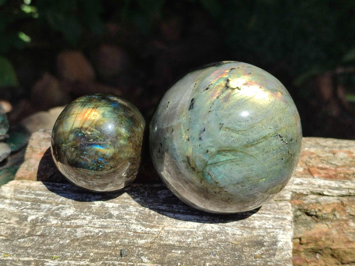 Polished Labradorite Mixed Batch x 3 From Madagascar - Toprock Gemstones and Minerals 