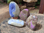 Polished Mixed Mineral Standing Free Forms and Free Form x 4 From Madagascar - Toprock Gemstones and Minerals 