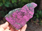 Polished One Side Metallic Purpurite Specimens x 3 From Erongo Namibia - Toprock Gemstones and Minerals 