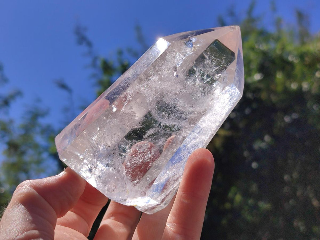 Polished Clear Quartz Crystals x 2 From Madagascar - Toprock Gemstones and Minerals 