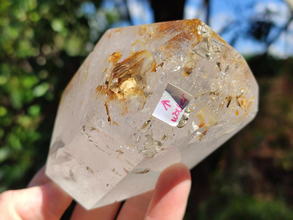 Polished Clear Quartz Crystals x 2 From Madagascar - Toprock Gemstones and Minerals 
