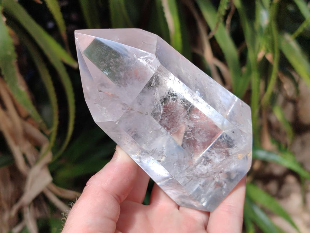 Polished Clear Quartz Crystals x 2 From Madagascar - Toprock Gemstones and Minerals 