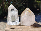 Polished Clear Quartz Crystals x 2 From Madagascar - Toprock Gemstones and Minerals 