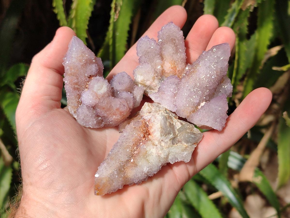 Natural Amethyst Spirit Quartz Clusters x 35 From Boekenhouthoek, South Africa - Toprock Gemstones and Minerals 