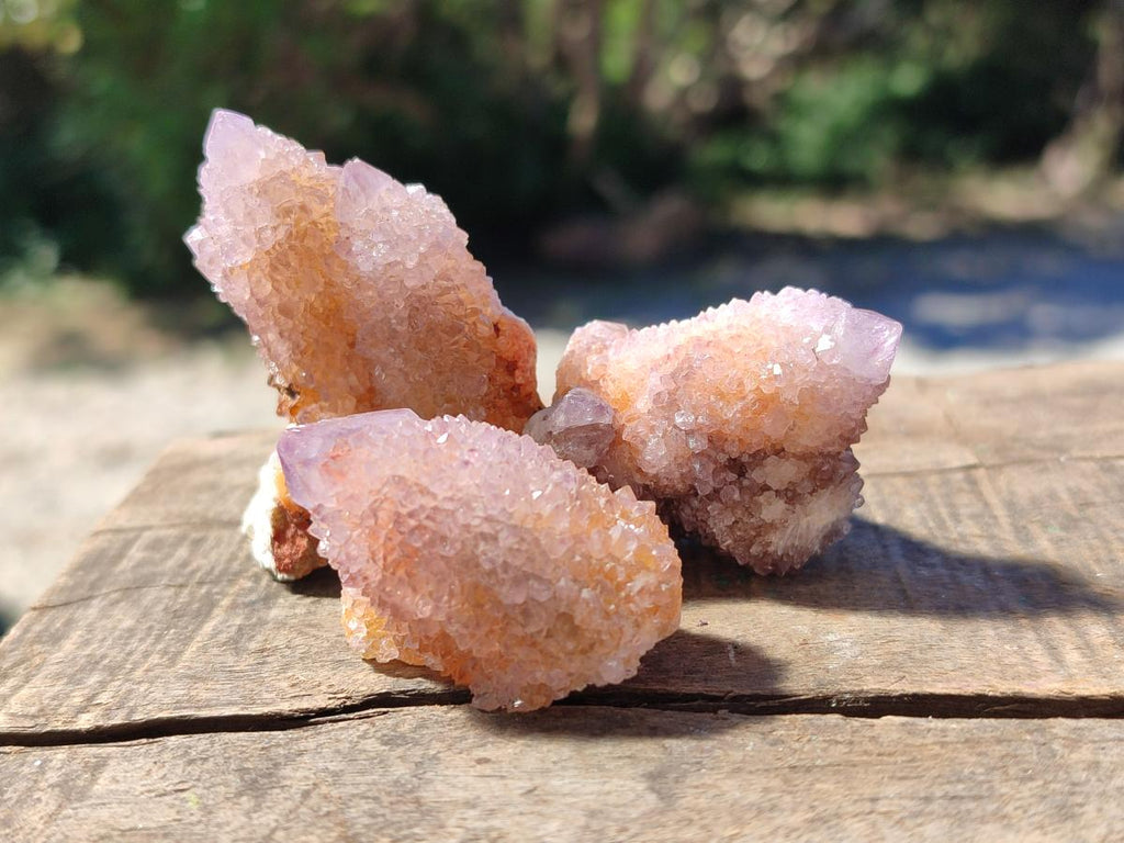 Natural Amethyst Spirit Quartz Clusters x 35 From Boekenhouthoek, South Africa - Toprock Gemstones and Minerals 