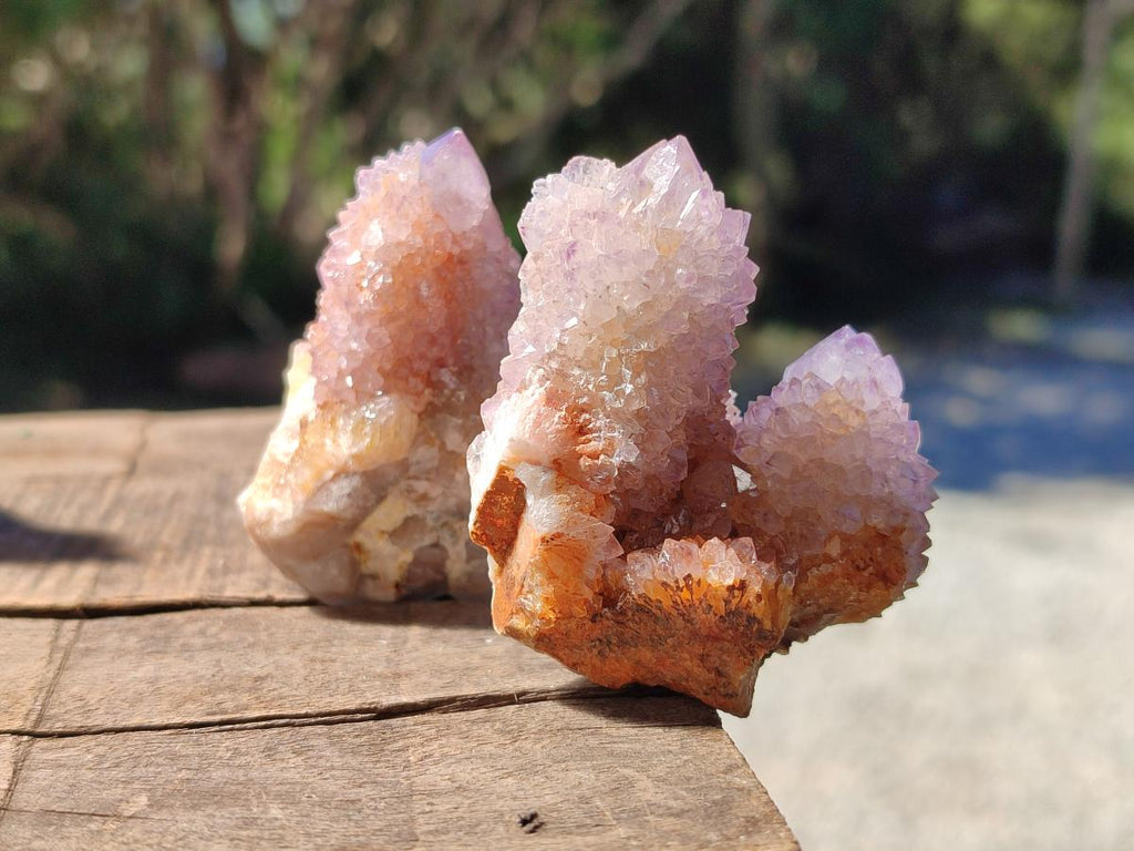 Natural Amethyst Spirit Quartz Clusters x 35 From Boekenhouthoek, South Africa - Toprock Gemstones and Minerals 