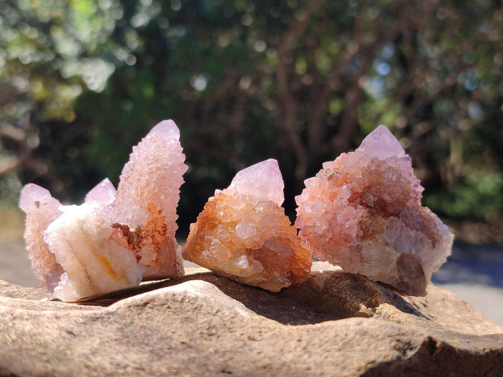 Natural Amethyst Spirit Quartz Clusters x 35 From Boekenhouthoek, South Africa - Toprock Gemstones and Minerals 