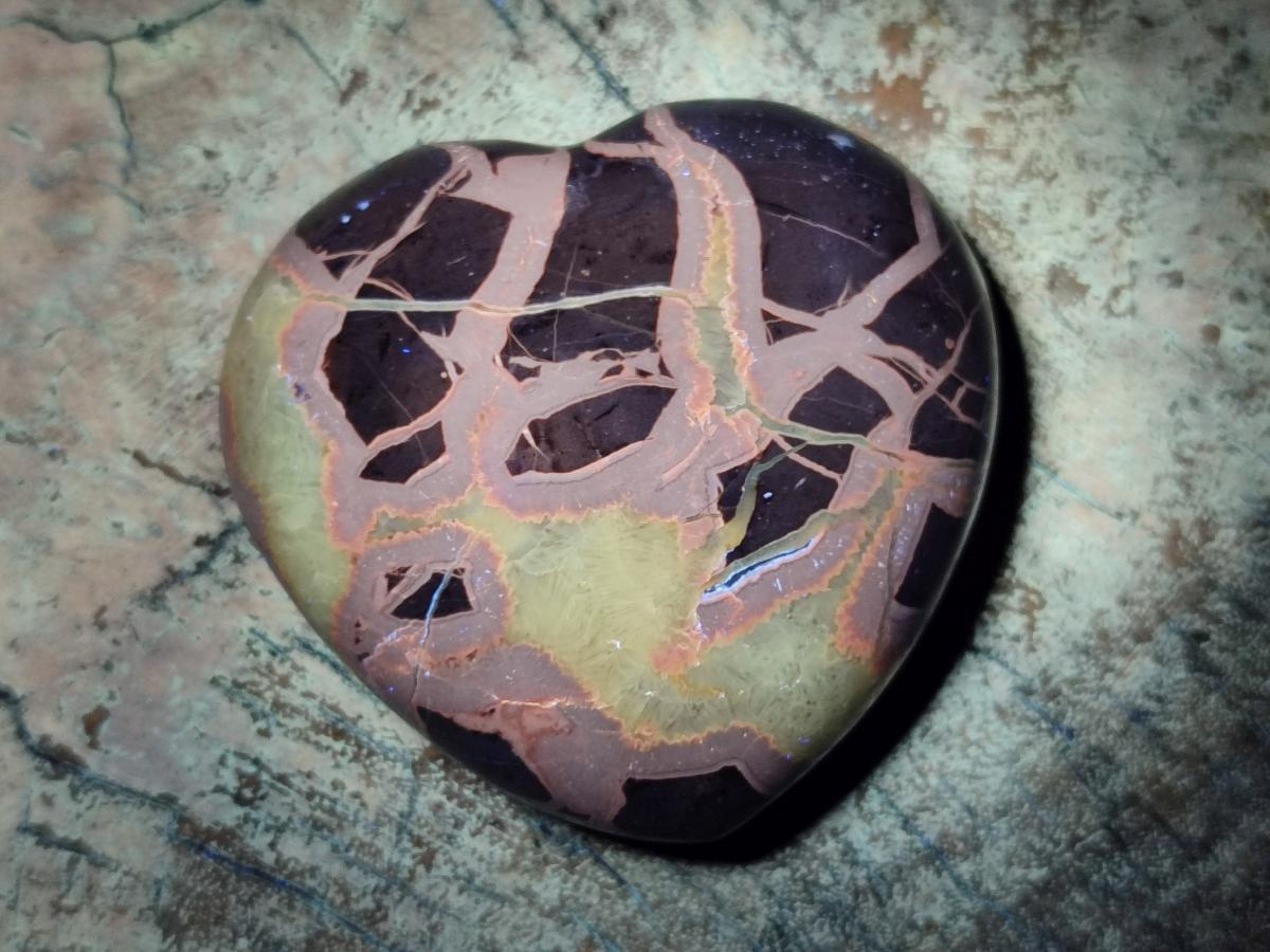 Polished Septerye Hearts x 12 From Mahajanga, Madagascar - Toprock Gemstones and Minerals 